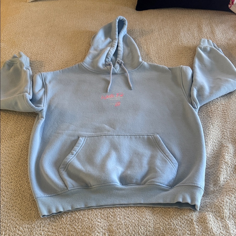 White Fox Boutique Light Blue Hoodie